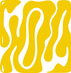 Fluid pattern illustration. Liquify abstract hand drawing design element