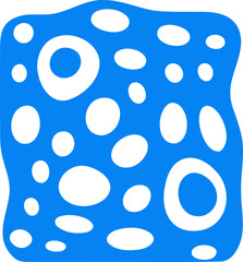 Fluid pattern illustration. Liquify abstract hand drawing design element