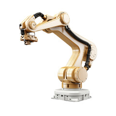 industrial robot isolated on white