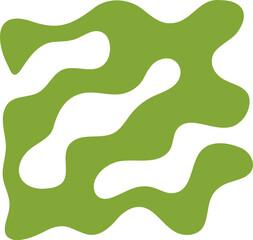 Fluid pattern illustration. Liquify abstract hand drawing design element