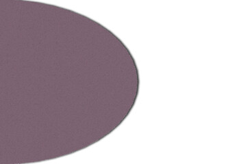 曲線にカットされたザラザラの布