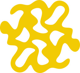 Fluid pattern illustration. Liquify abstract hand drawing design element