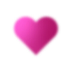 Blurry heart icon.