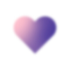 Blurry heart icon.
