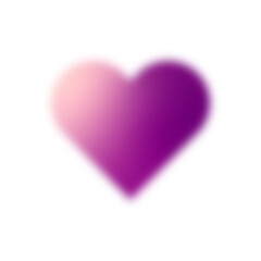 Blurry heart icon.
