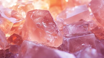 Gemstone Morganite Closeup, Wallpaper, background