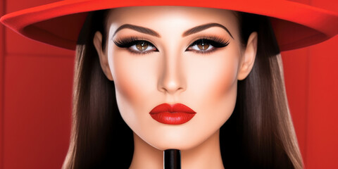 Woman face expression