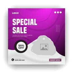 Brand New Bag and black Friday super sale social media banner bundle template