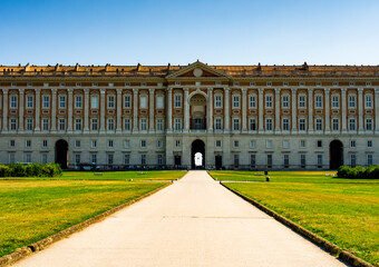 Northern facade of the Royal Palace of Caserta also known as Reggia di Caserta, Italy - 733117374