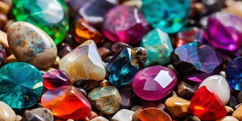 Bold colors and rounded shapes: a play of bright colors and graceful contours