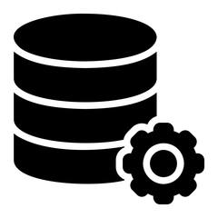 data management glyph icon