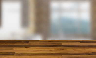 Modern bathroom including bath and sink. 3D rendering.. Texture Wooden parquet. Flooring. Seamless.