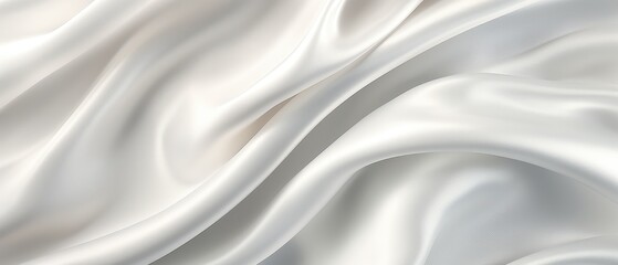 white silk satin fabric abstract background