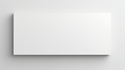 Fototapeta premium Blank white picture on the wall, framed poster with copy space. Generative AI