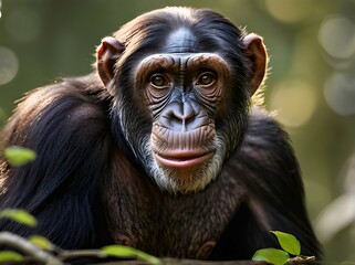 Chimpanzee in nature