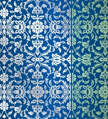wedding card design, traditional paisley floral pattern , royal India	