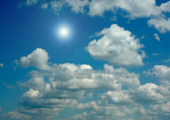 Cloudy sky background