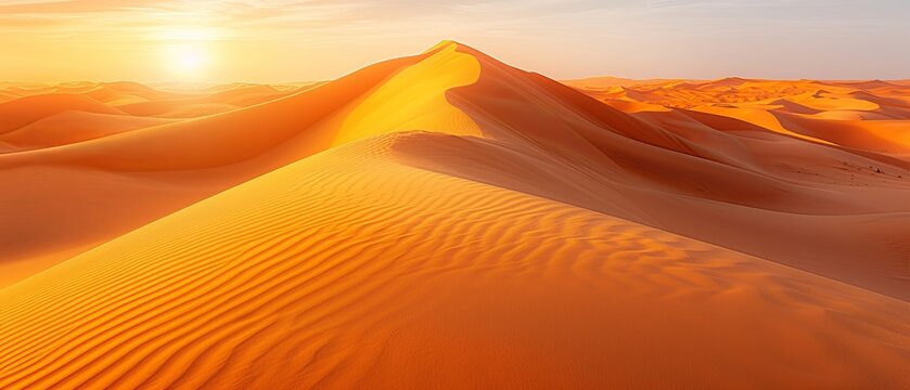 Sun Setting Over Sand Dunes © DigitalMuseCreations