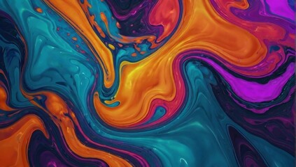Abstract_colorful_fluid_art_background_Digital_art_Abs_ - obrazy, fototapety, plakaty