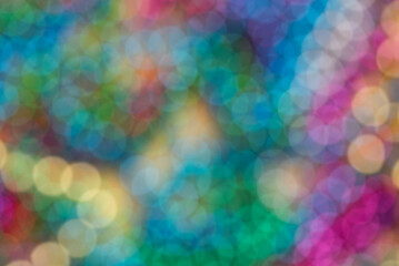 Multi color abstract background.  Bokeh.