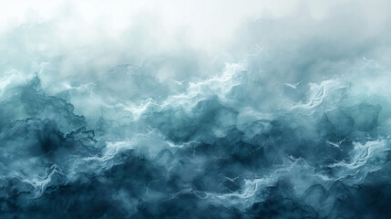 Fototapeta premium Abstract Watercolor Background: Teal Blue and Green Liquid Fluid Texture for Banners