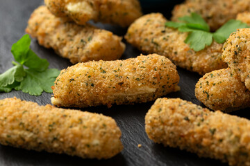 Jalapeno finger bites with creamy cheese. party food