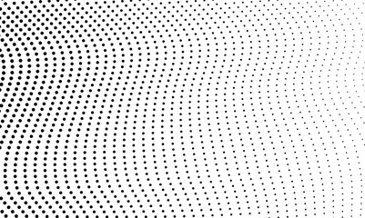 Vector dots halftone black and white background. Overlay dotted halftone texture background.