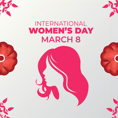 Banner for the International Women's Day. Flyer for March 8 with the decor of flowers.
Invitations with the number 8 in the style of cut paper with a pattern of spring plants,
leaves and flowers isola