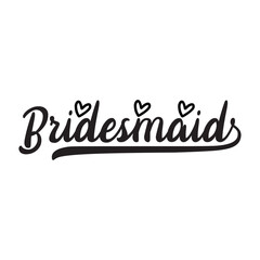 Bridesmaid SVG Cut File