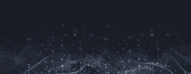 Abstract vector background. Futuristic technology style. Elegant background for business tech presentations.