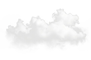 realistic cloud fog overlay isolated on the transparent background - obrazy, fototapety, plakaty