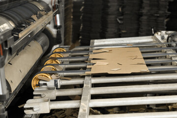 cardboard packaging box cardboard production labor business paper hands strong