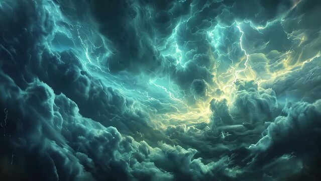 Abstract background of stormy clouds. Computer generated 3D photo rendering.