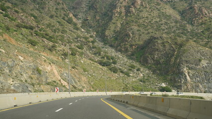Al-Hada mountain road, Taif, Saudi Arabia, Nov 30, 2023