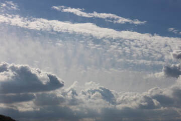 秋の空　雲