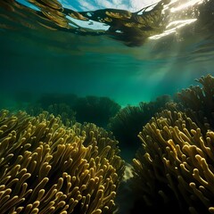 Fototapeta na wymiar coral in the ocean