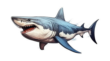 Obraz premium hand drawn fish isolated