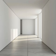 Obraz premium White Empty elegance room background with space for text or object. copy space,