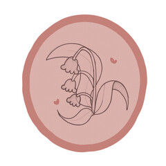 Stamp Lily of the valley