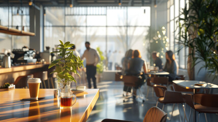 Casual Dining Experience with Golden Hour Glow
