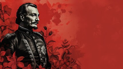 Greeting Card and Banner Design for Casimir Pulaski Day Background