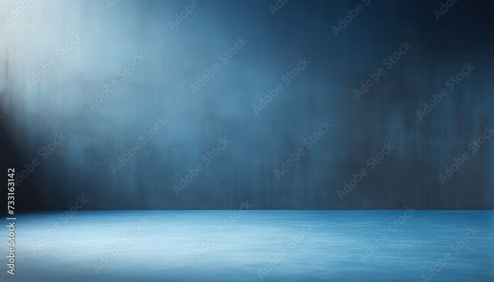 Poster abstract blue smoky background with a grunge texture. artistic style concept. generative ai