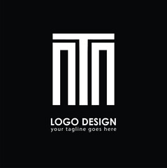 NTN NTN Logo Design, Creative Minimal Letter NTN NTN Monogram