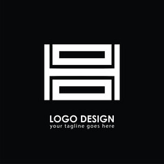 Fototapeta na wymiar OHO OHO Logo Design, Creative Minimal Letter OHO OHO Monogram