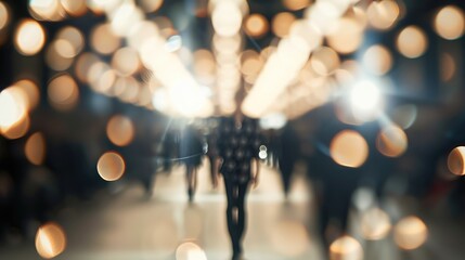 Fashion runway out of focus,blur background - obrazy, fototapety, plakaty