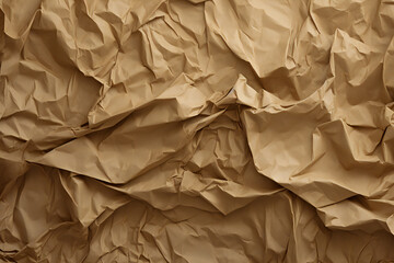 Crumpled Brown Paper Texture