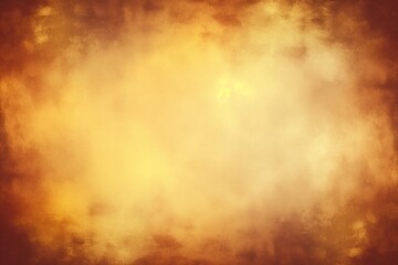 An artistic rendering of a warm-toned abstract grunge texture, featuring rich orange and brown hues with subtle hints of light creating depth and a feeling of antiquity. Ideal as a background or