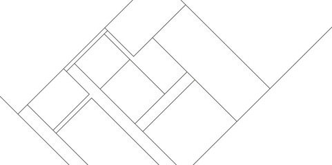 Abstract geometric and stripe white black colors with lines pattern texture, Abstract industrial Design random lines black on white background, Paper geometric composition with abstract lines.