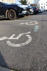 disabled floor marking