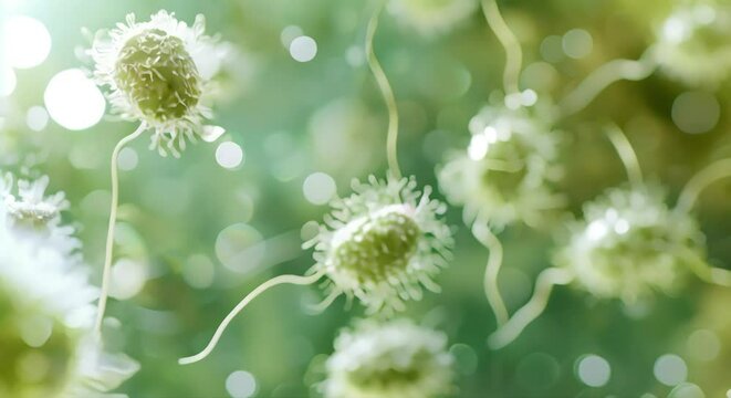 Bacteria (mov) made with Ai generative technology